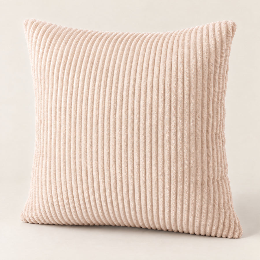 CANNELE — Housse de coussin en velours côtelé à larges côtes