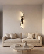Halo, applique murale LED minimaliste, ambiance intérieure signée Maison Beaurel