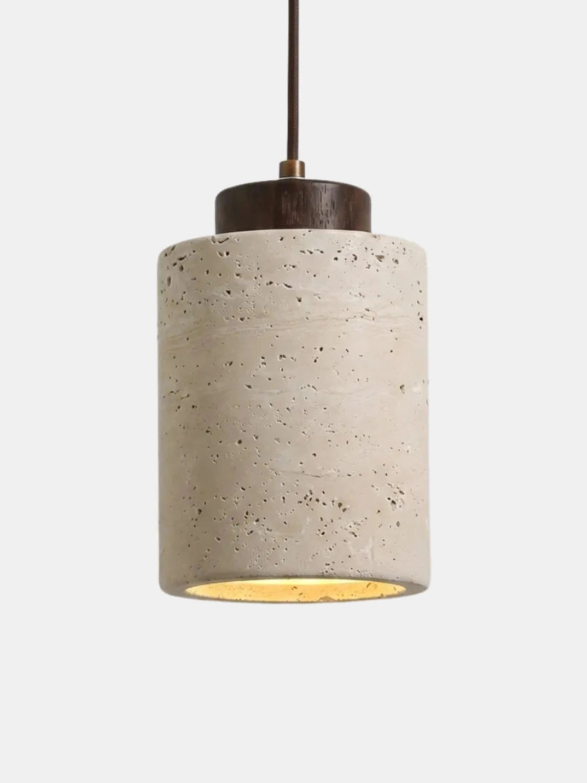 Ambre, suspension en travertin | Maison Beaurel