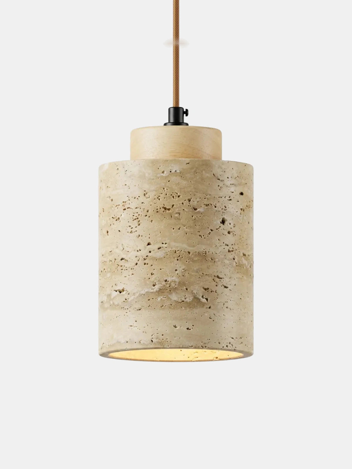 Ambre, suspension en travertin | Maison Beaurel