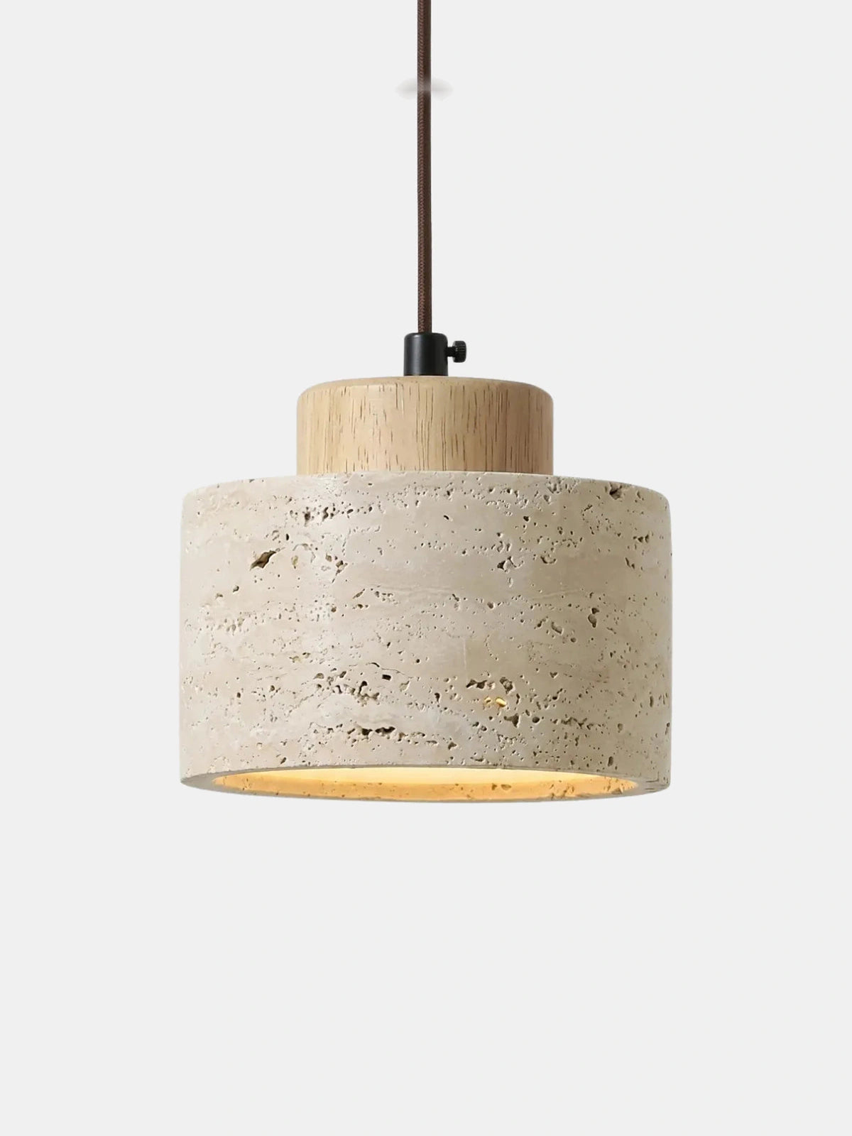 Ambre, suspension en travertin | Maison Beaurel