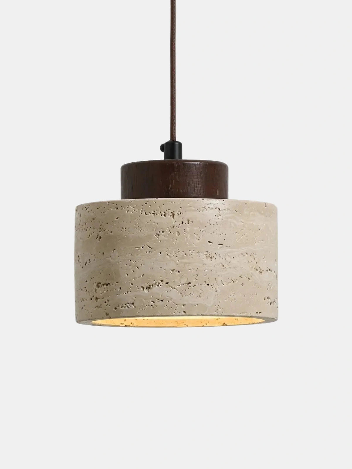 Ambre, suspension en travertin | Maison Beaurel