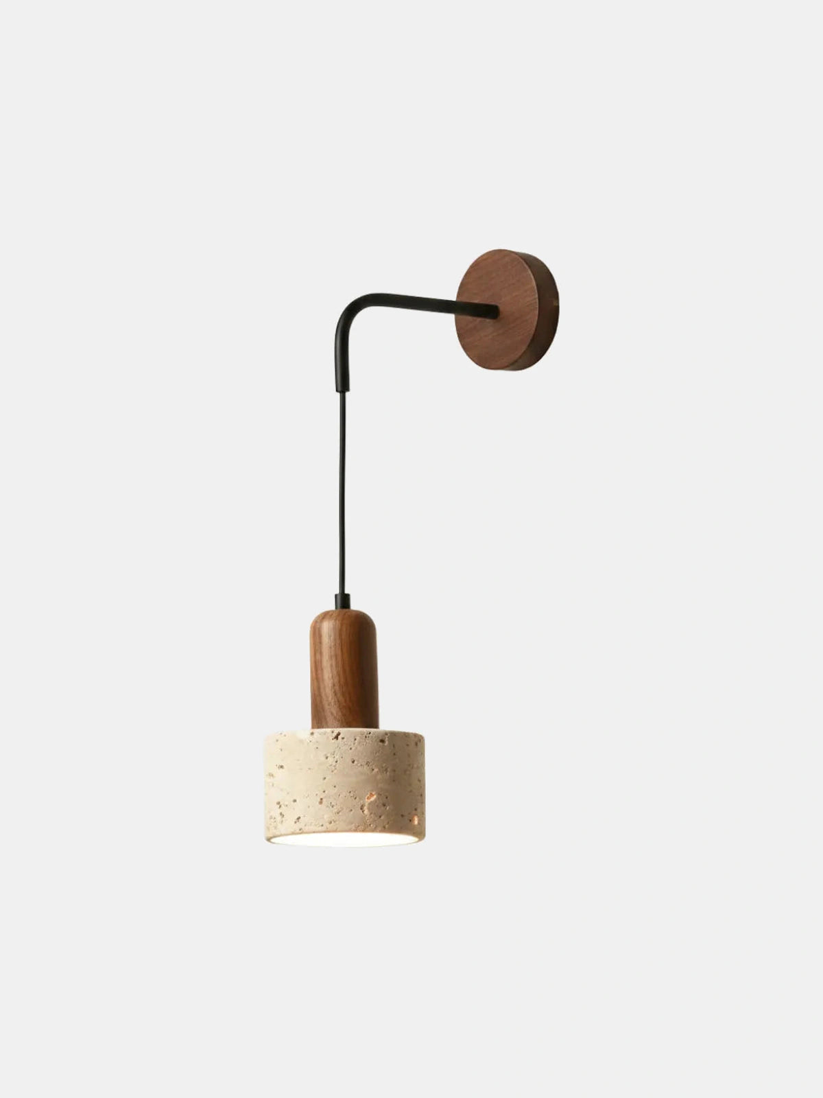 Galet, applique murale en pierre véritable | Maison Beaurel