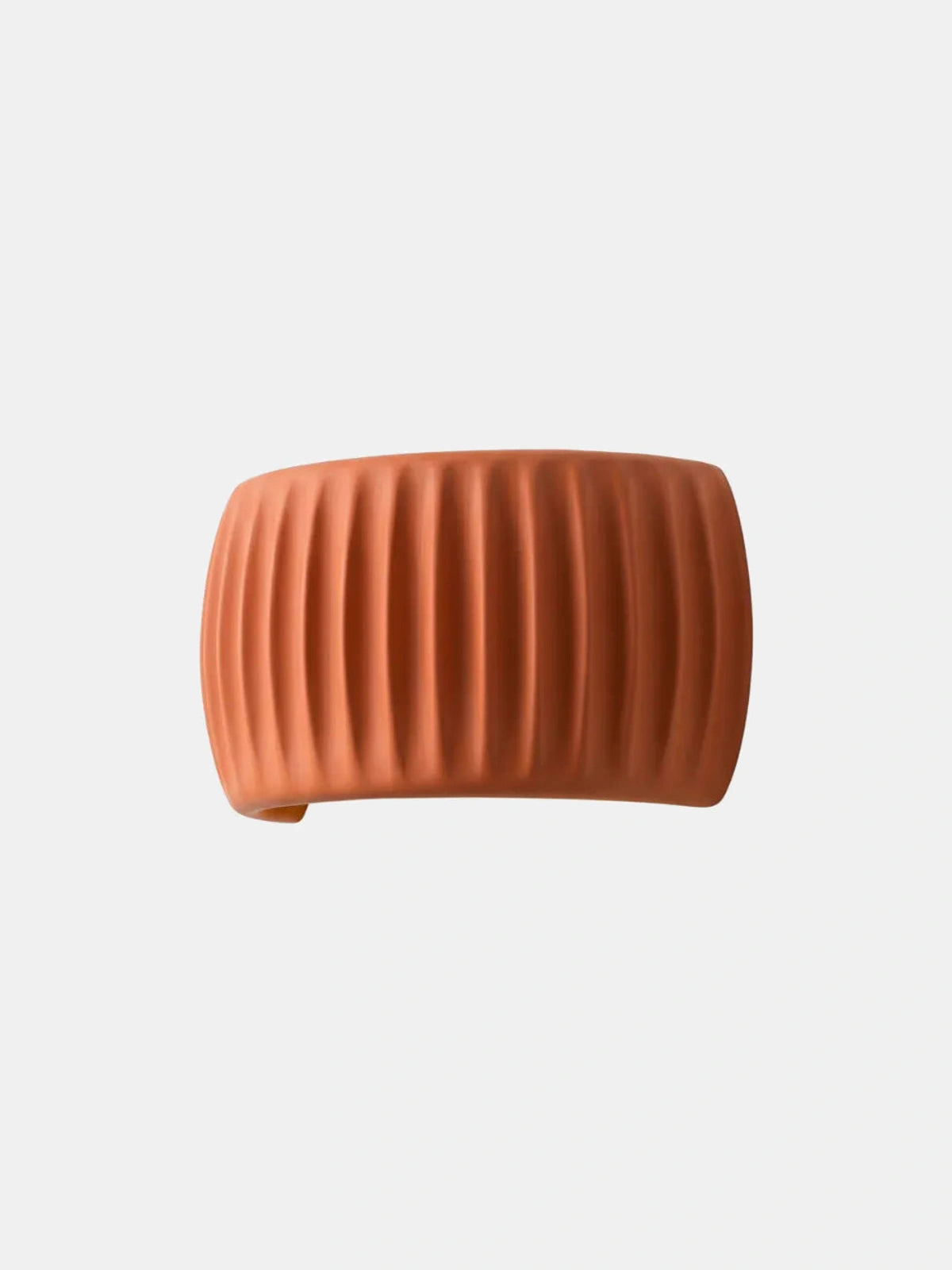 Rosace, applique murale en résine texturée — coloris Orange | Maison Beaurel