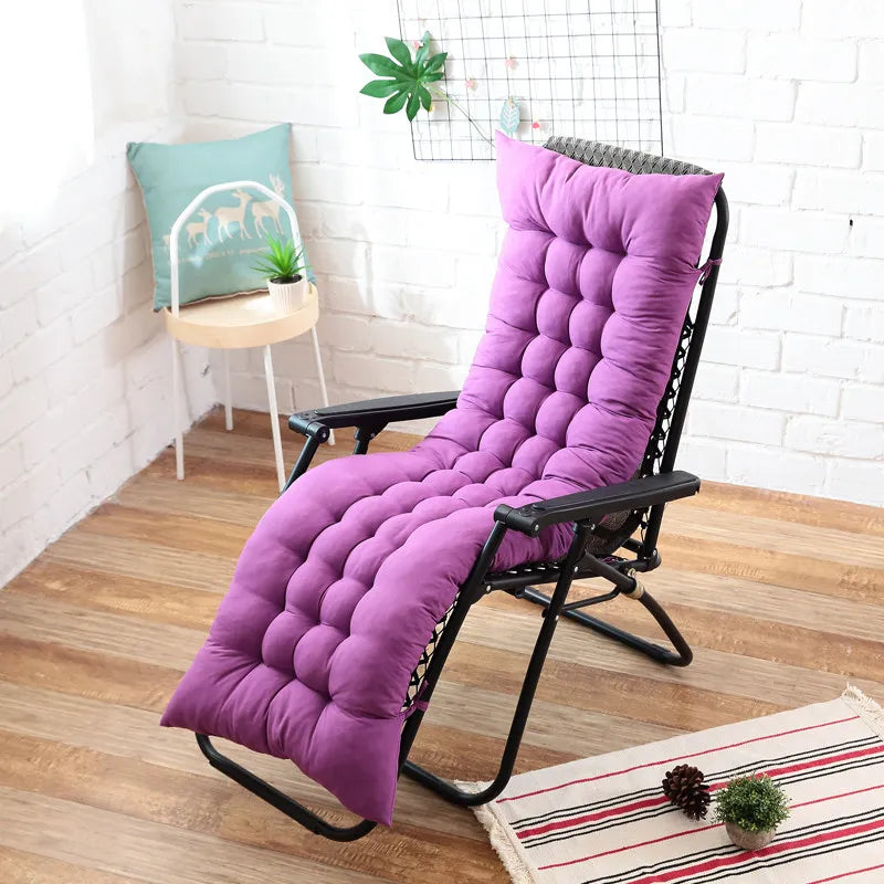 TRANSAT — Coussin de transat matelassé sur une chaise longue, coloris Mauve