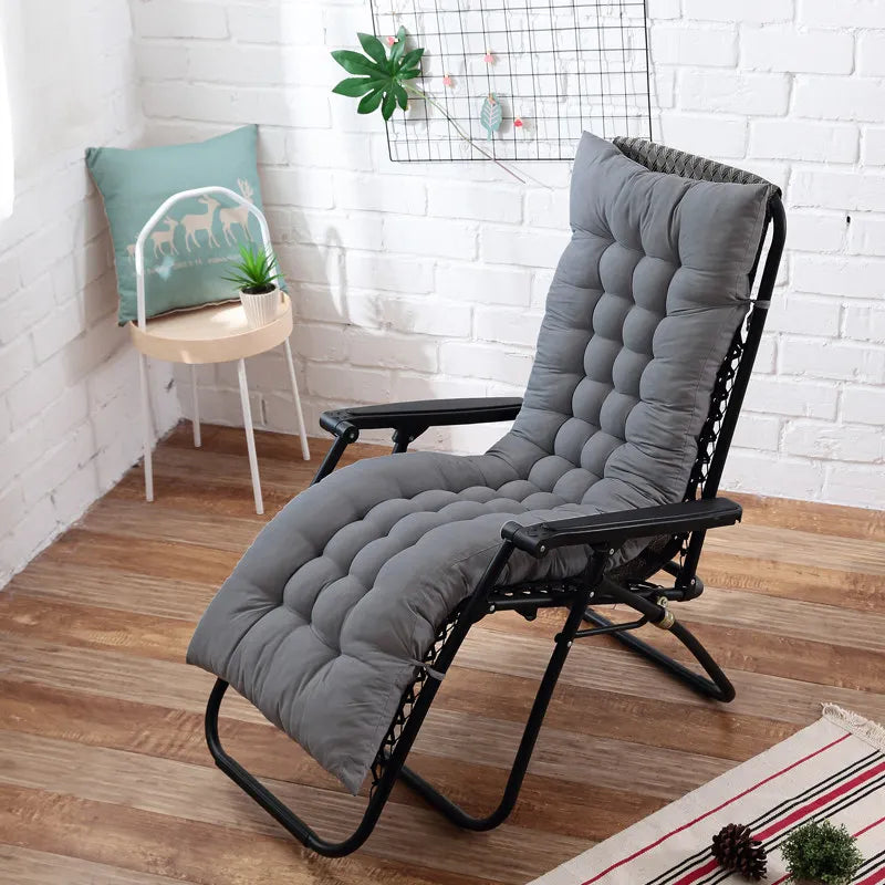 TRANSAT — Coussin de transat matelassé sur une chaise longue, coloris Gris