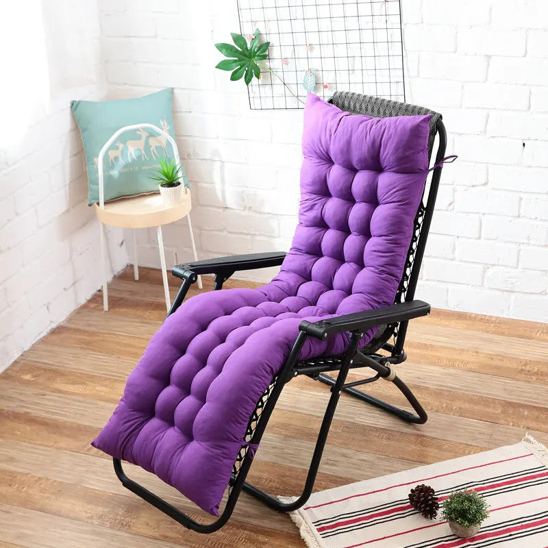 TRANSAT — Coussin de transat matelassé sur une chaise longue, coloris Violet