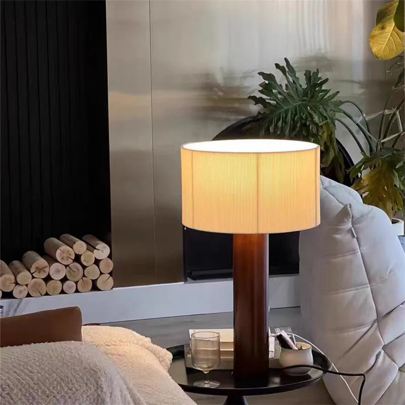 Lampe Orme bois - détail