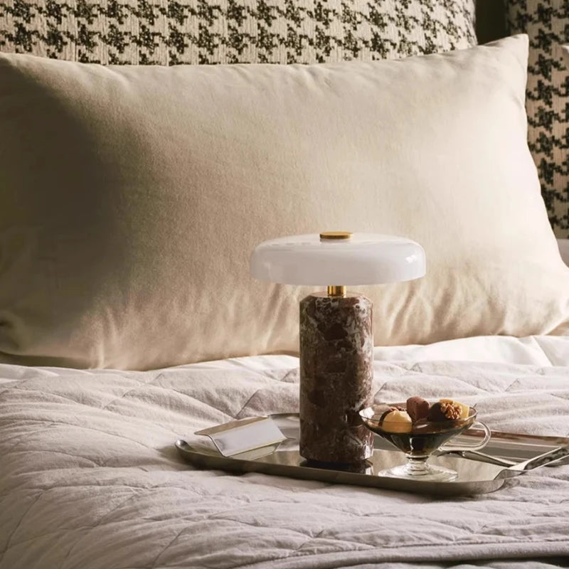 Lampe Selene marbre - chevet