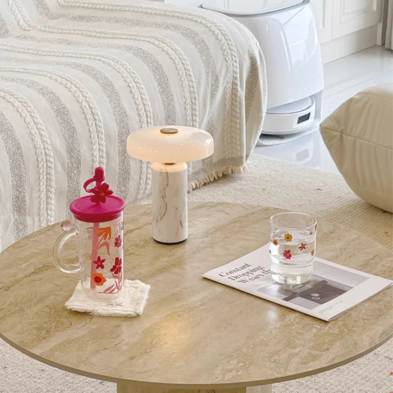 Lampe Selene marbre - salon