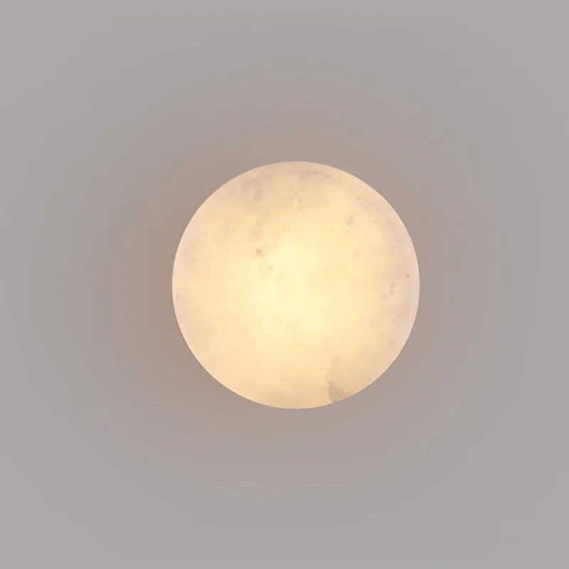 Applique Orbe marbre - ambiance
