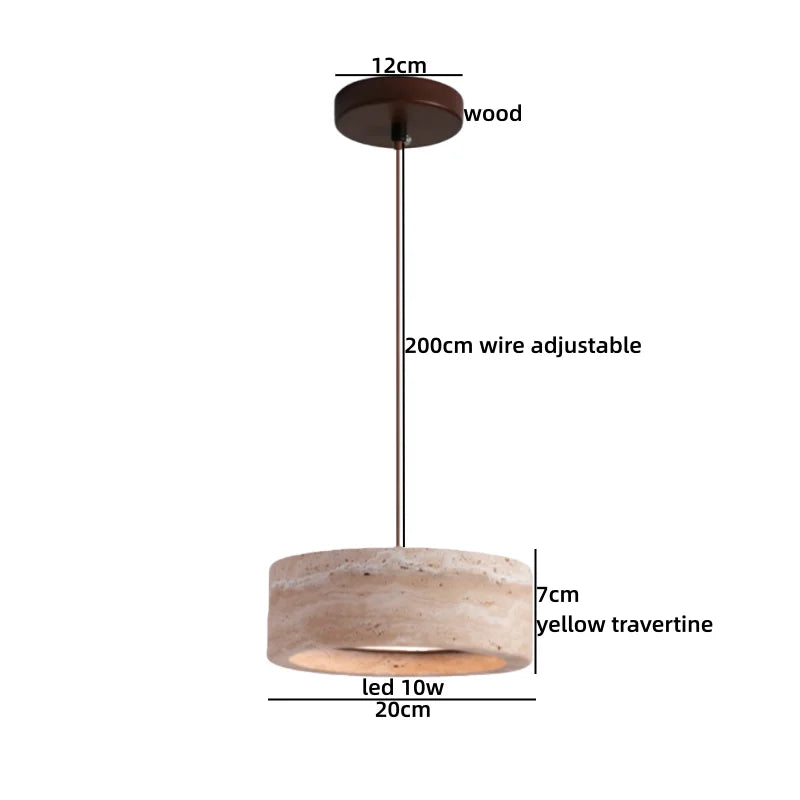 Suspension OCRE en ambiance salon, Lumora Paris