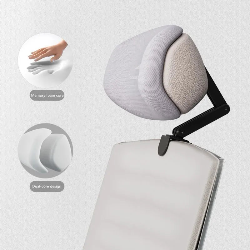 NUQUE — Appui-tête modèle Amélioré beige, mousse à mémoire de forme