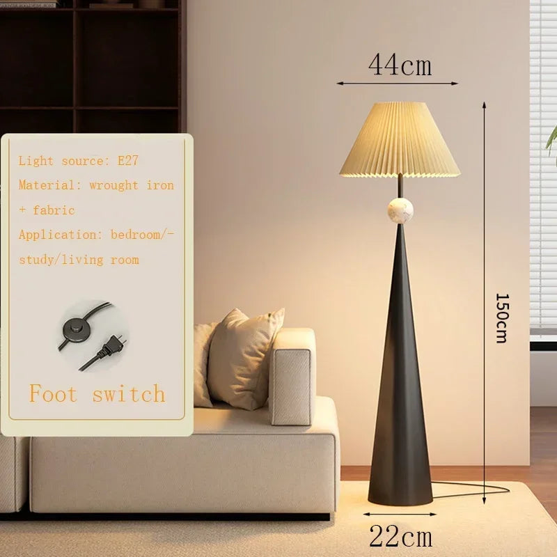 Lampadaire Kimono tissu - détail