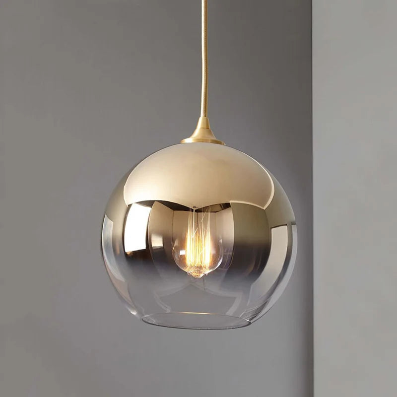 Suspension PERLE bille de verre, Lumora Paris