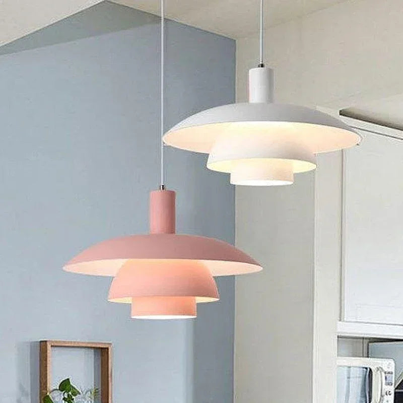 Suspension OMBRELLE colorée LED, Lumora Paris