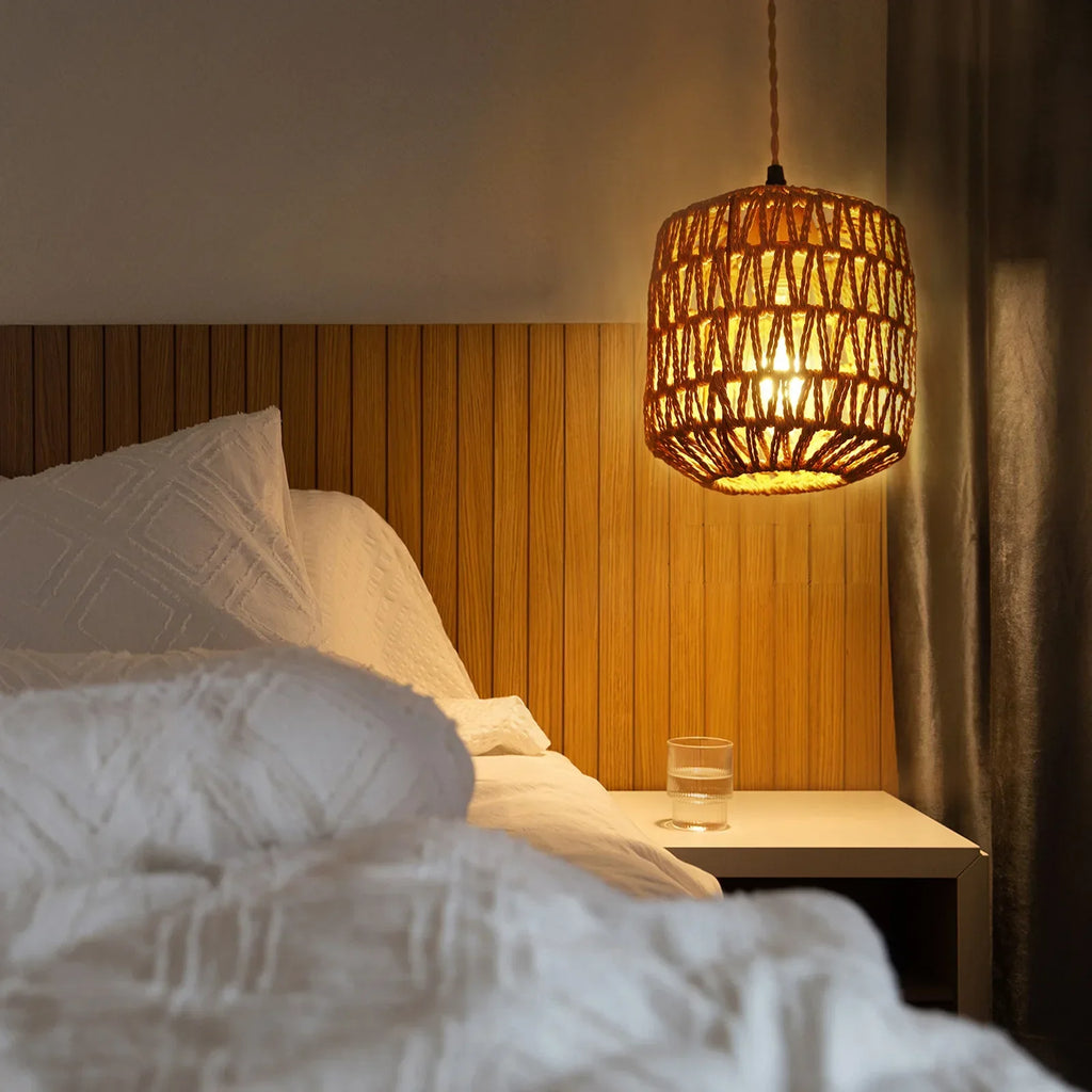 Applique Dune rotin - ambiance