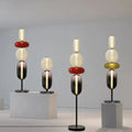 Lampadaire MURANO en verre coloré, design italien, Lumora Paris
