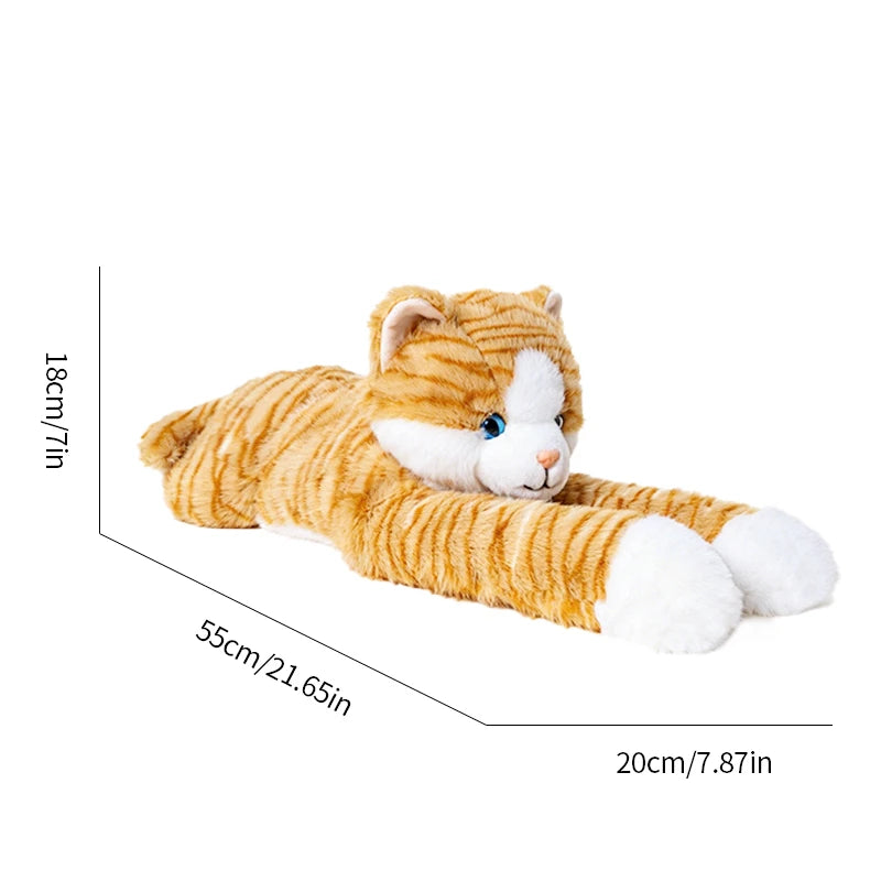 MARMOT — Peluche lestée, dimensions 55 × 20 × 18 cm