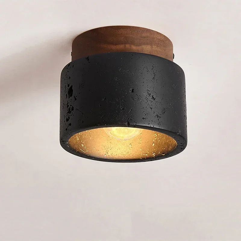 Plafonnier Basalte en pierre, Maison Beaurel