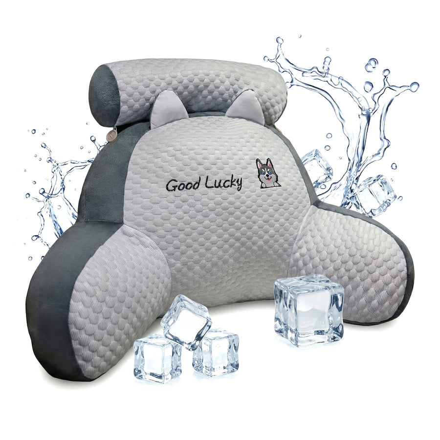 LECTURE — Coussin de lecture avec dossier et housse