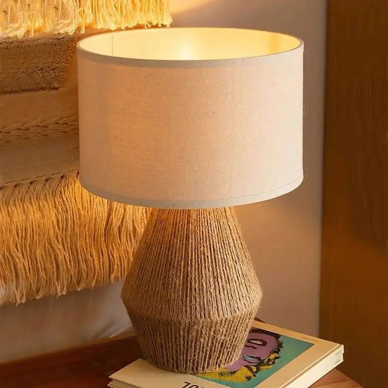 Lampe Aomori jute - détail