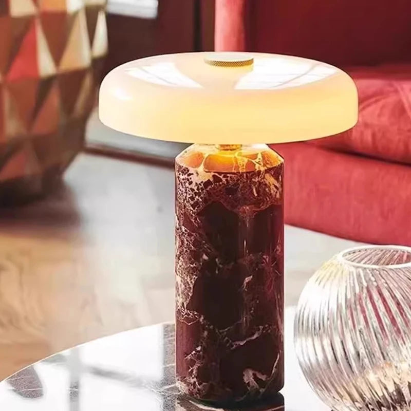 Lampe Selene marbre - detail