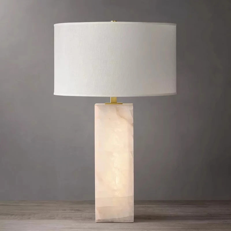 Lampe Opaline albâtre - ambiance