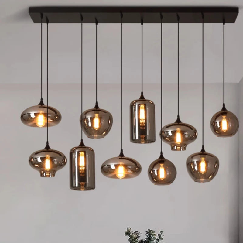Suspension ORBITE en ambiance salon, Lumora Paris