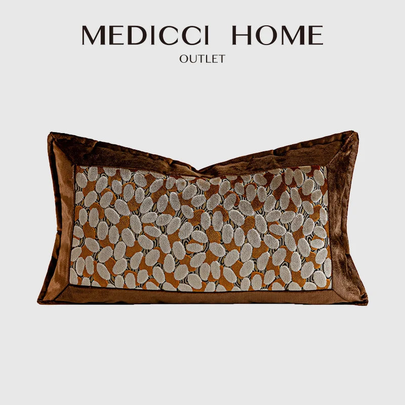 TERRA — Housse de coussin en velours terracotta