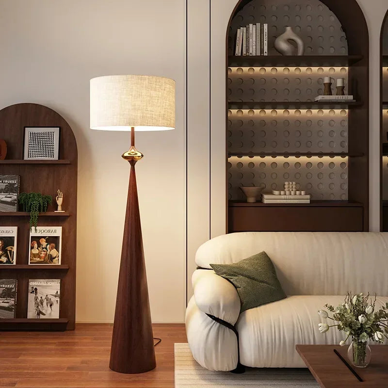 Lampadaire Kimono tissu - ambiance