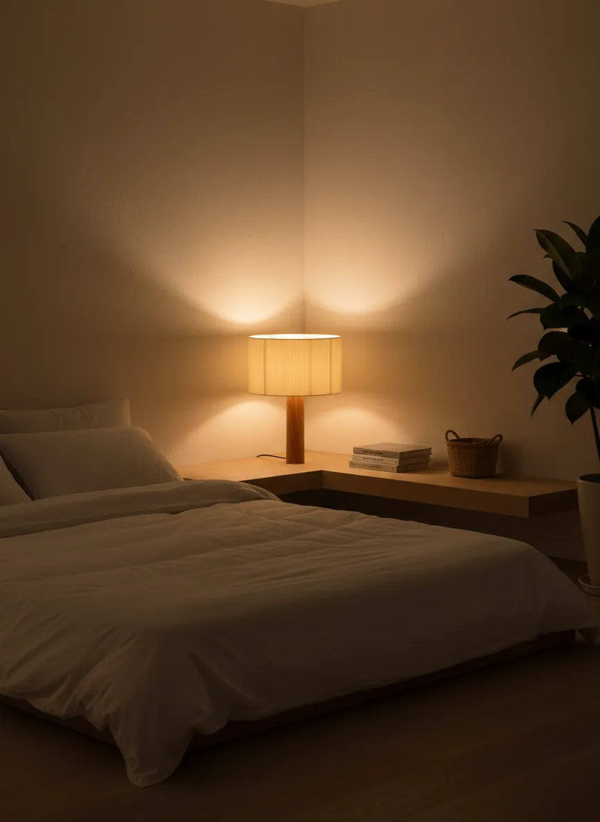 Orme, lampe à poser en bois massif — vue complémentaire | Maison Beaurel