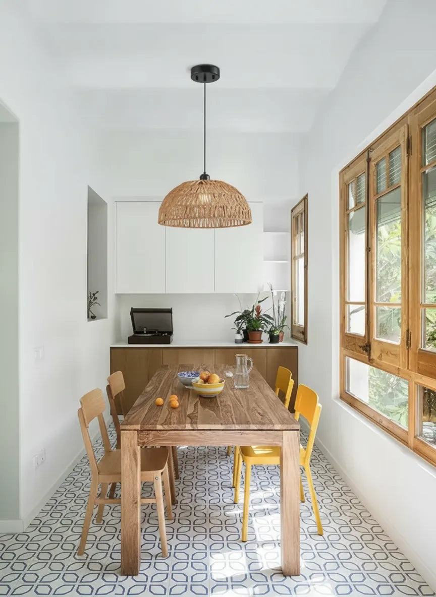 Nagomi, suspension en corde de chanvre — vue complémentaire | Maison Beaurel