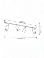 VERIL — Croquis dimensions, longueur 100 cm