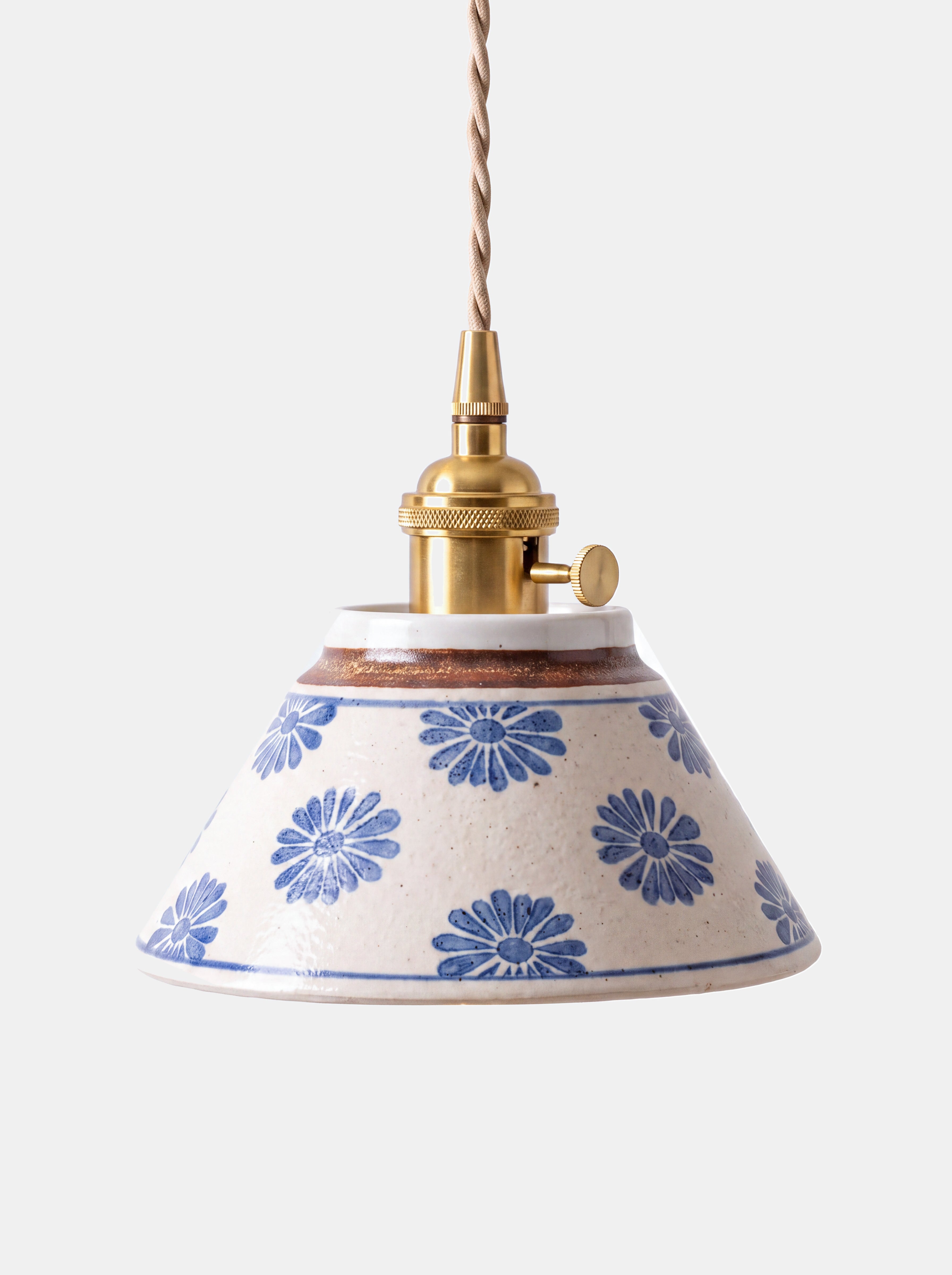 Nankin, suspension en céramique émaillée | Maison Beaurel