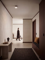 SILEX, plafonnier effet pierre — Noyer, ambiance de vie | Maison Beaurel
