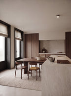 SILEX, plafonnier effet pierre — Bois clair, ambiance cuisine | Maison Beaurel