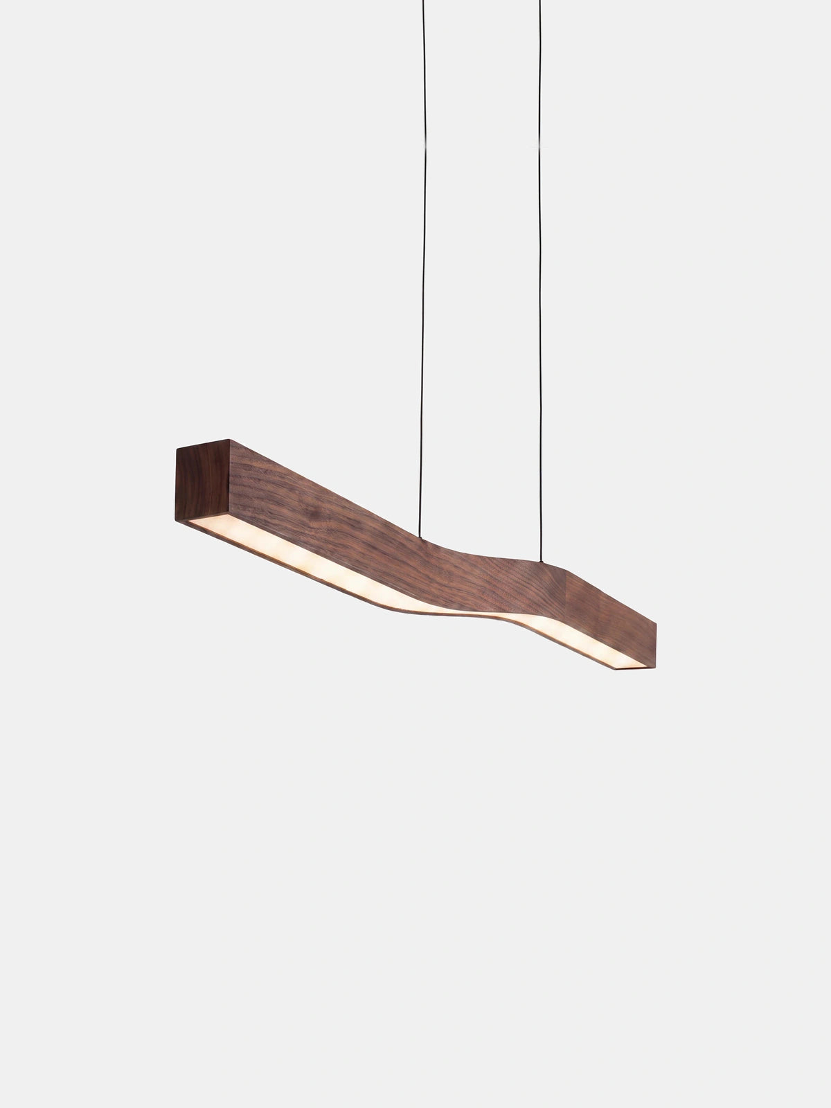 Rouvre 120 cm, suspension linéaire en bois | Maison Beaurel