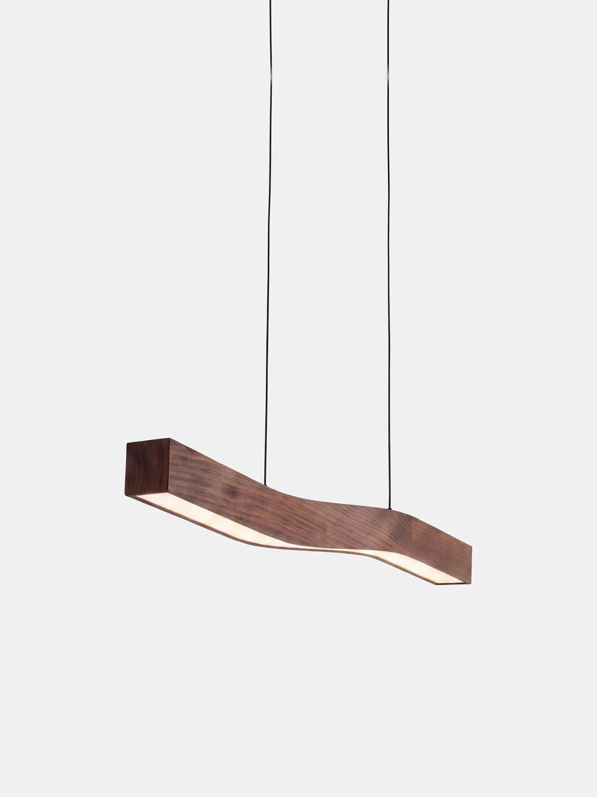 Rouvre 90 cm, suspension linéaire en bois | Maison Beaurel