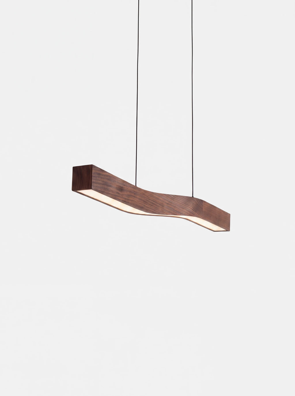 Rouvre 90 cm, suspension linéaire en bois | Maison Beaurel
