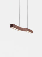 Rouvre 90 cm, suspension linéaire en bois | Maison Beaurel